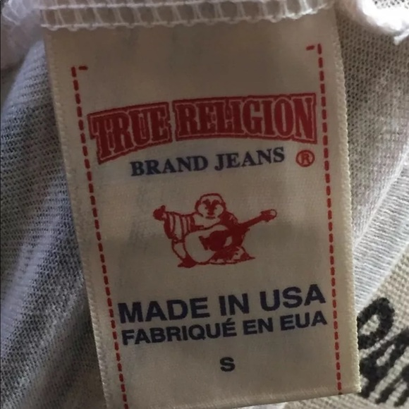 New True Religion Women Striped Tank Top Razor Back Blue Multicolour Small USA - Picture 8 of 9